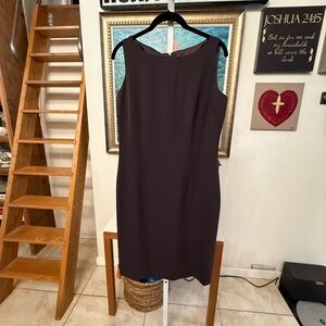 Anne Klein Long Sleeve Black Dress